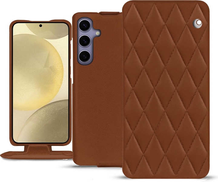 Productafbeelding Noreve Lederen omslag verticaal (Samsung Galaxy S24+)