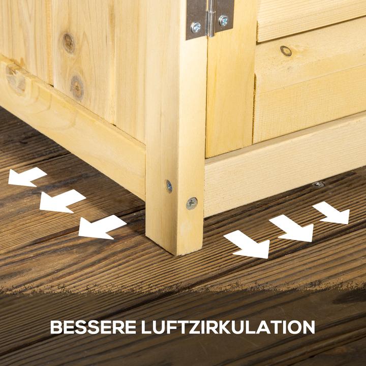 Immagine prodotto Outsunny Capanno degli attrezzi con 4 scomparti