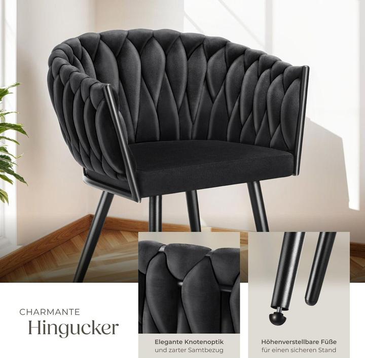 Image du produit tectake Esszimmerstuhl Astano 4er Set