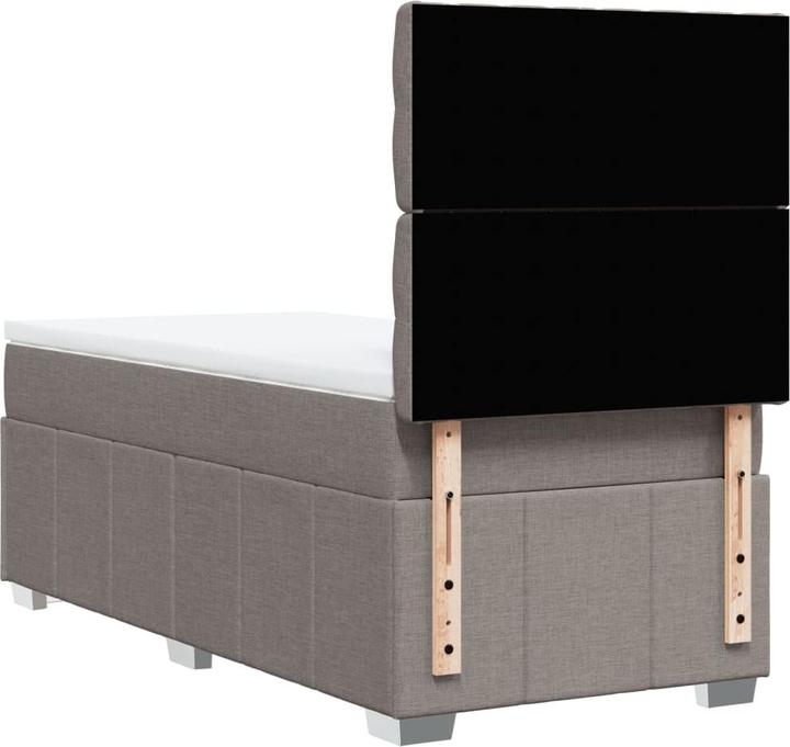 Image du produit VidaXL Bo x lit de saut avec matelas 90 x 200 cm Tissu (90 x 200 cm, 90 x 200 cm)