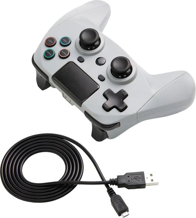 Actual product image Snakebyte Pad 4 S Wireless PS4 Controller - gray (PS4)