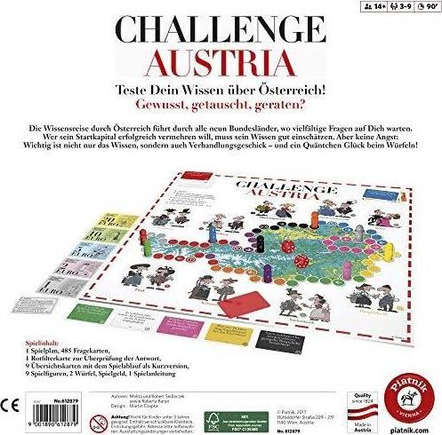 Produktbild Piatnik PIA06128 - Challenge Austria - Brettspiel, 3-9 Spieler, ab 14 Jahren (DE-Ausgabe) (Deutsch)