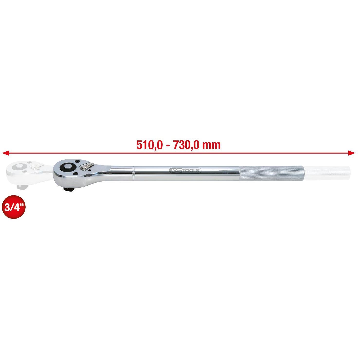 KS Tools, Ratsche, 911.3490 (3/4")
