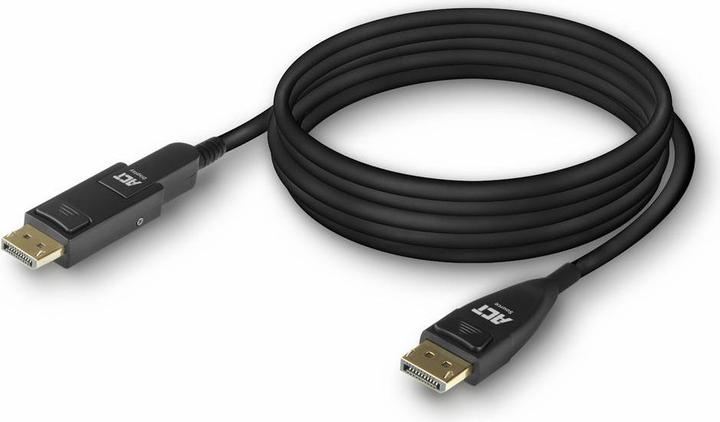 Actual product image 30 meter DisplayPort 1.4 ive Optical Cable 8K with detachable connector DisplayPort male (30 m, DisplayPort, 1.4)