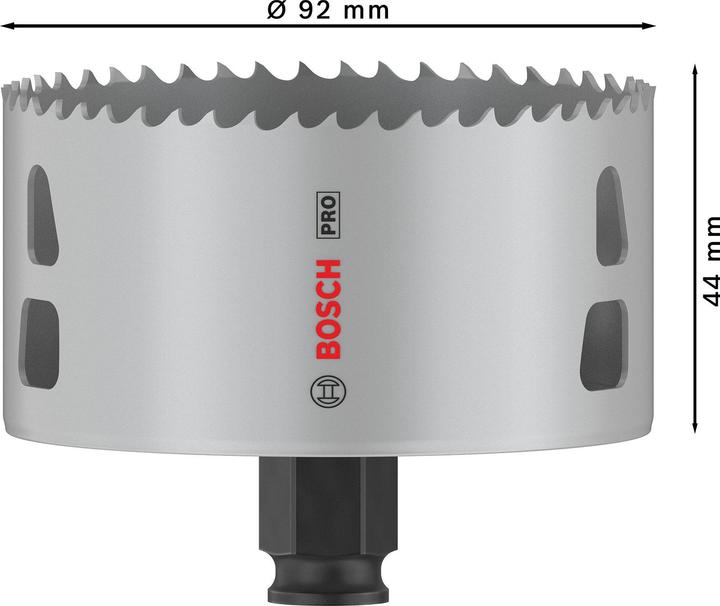 Produktbild Bosch Professional Zubehör PRO Multi Material PC Plus Lochsäge, 92 mm (92 mm)