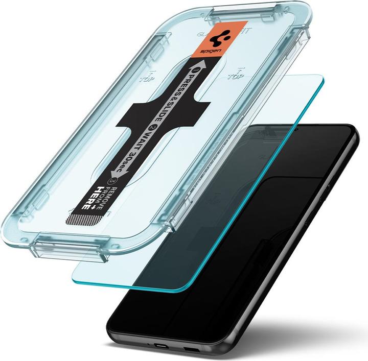 Produktbild Spigen Gehärtetes Glas Glas.Tr Ez Fit 2er-Pack Galaxy S22+ Plus (1 Stück, Samsung Galaxy S21)