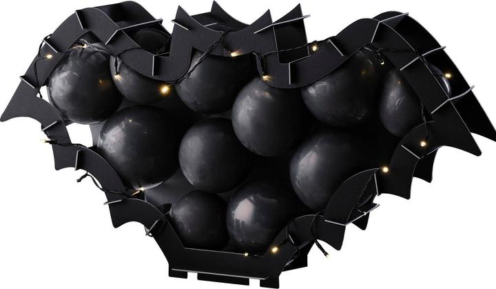 Produktbild Ginger Ray Halloween Fledermausförmiges Halloween-Ballon-Mosaik-Ständer-Kit inkl. 35 Luftballons (37 x)