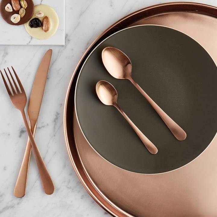 Actual product image Amefa AUSTIN cutlery set 32-piece PVD copper (32 Piece, Cutlery set)