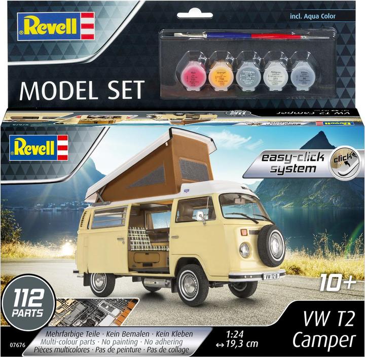 Actual product image Revell Model Set VW T2 Camper (easy click)