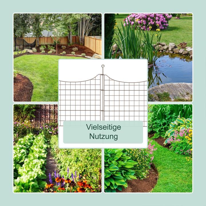 Actual product image Relaxdays 5x Garden-Fence