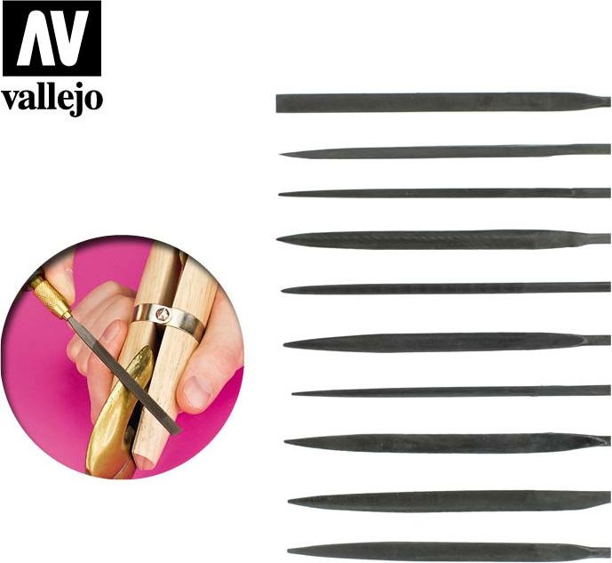 Actual product image Vallejo Budget needle file set (10) (T03001)
