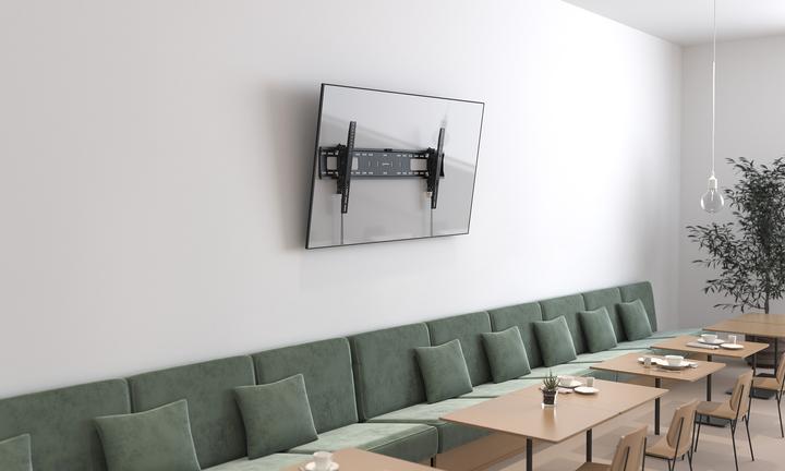 Produktbild Manhattan Anti-Diebstahl TV-Wandhalterung, neigbar und ausziehbar (Wand, 90", 75 kg)
