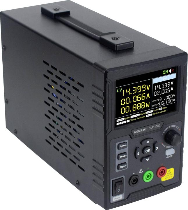 Immagine prodotto Voltcraft DLP-1305 Alimentatore da laboratorio, regolabile 0 - 30 V 0 - 5 A 150 W Slave-Fu