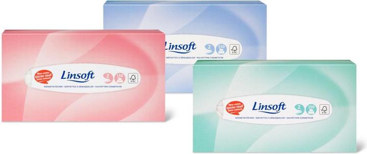 Actual product image Linsoft Cosmetic Tissues Box FSC