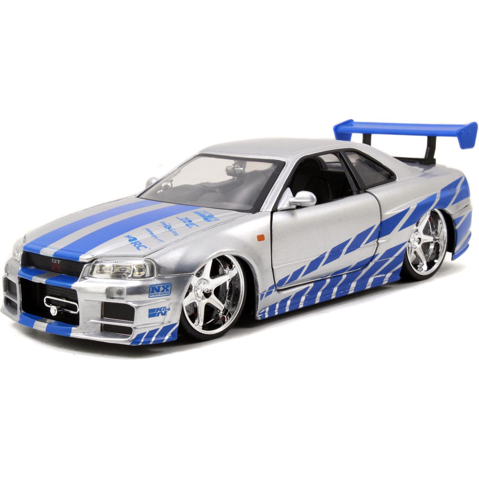 Jada Blu/Argento Fast & Furious 2002 Nissan Skyline 1:24