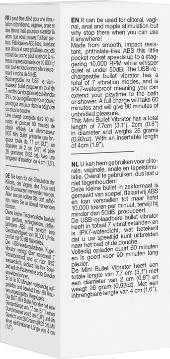 Produktbild Shots 10 Speed Rechargeable Bullet