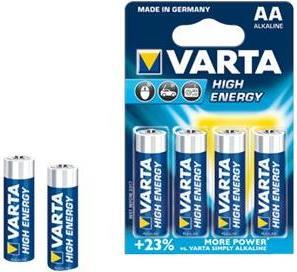 Actual product image Varta High Energy battery 4 x AA type alkaline (4 pcs., AA)