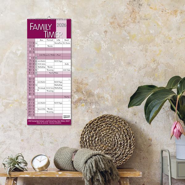 Produktbild Family Timer (19 x 46 cm, Harter Einband, Englisch, Französisch)