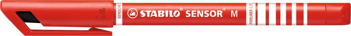 Produktbild STABILO ® Fineliner SENSOR® medium 0,7mm rot (Rot, 1 x)