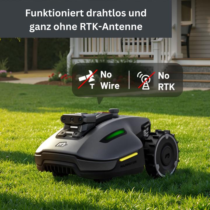 Actual product image Mammotion YUKA mini 2 800R Vision (800 m², Without boundary wire)