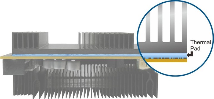 Actual product image Arctic Heat conducting pad 1.5 mm 6 W/mK (L (1.50 mm, 6 W/m K)