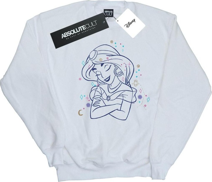 Actual product image Disney Boys Aladdin Princess Jasmine Constellation Sweatshirt (140, 146)