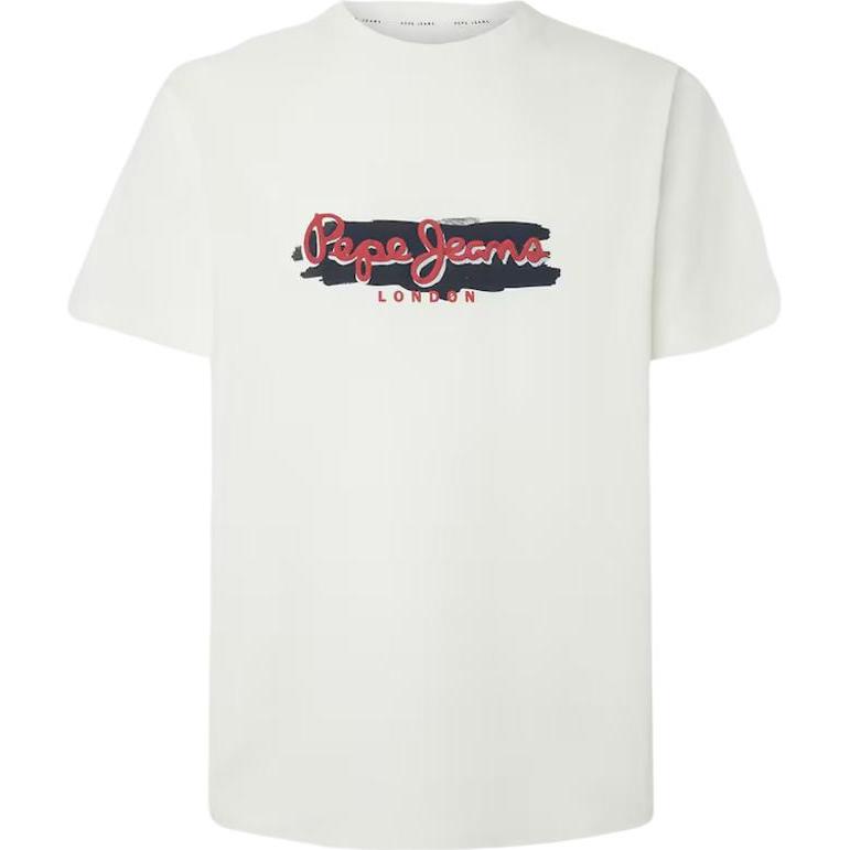 Pepe Jeans, Herren, Shirt, t-hirt pepe jean arham, Weiss, (S)