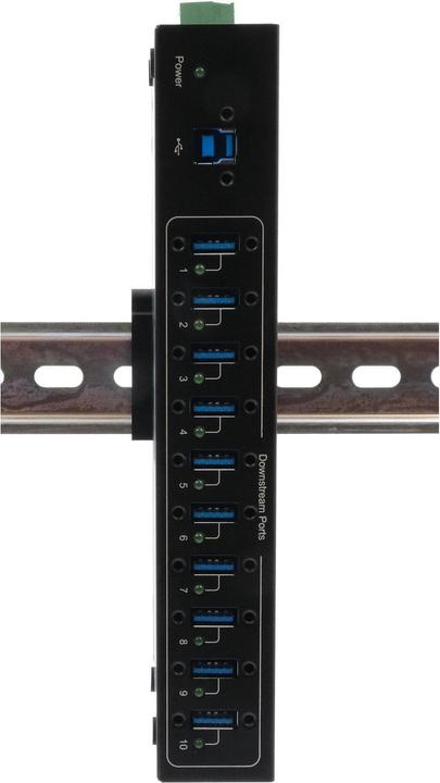 Actual product image Exsys USB key + cover flaps white (USB-B, 10 ports)