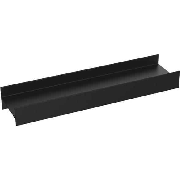 Emco, Duschrinne, aura Duschreling, 400 mm, eine Ablaufrinne, schwarzmatt, 854513401 (518 mm)