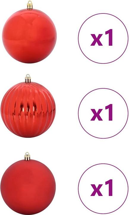 Image du produit vidaXL Weihnachtskugeln (3x)