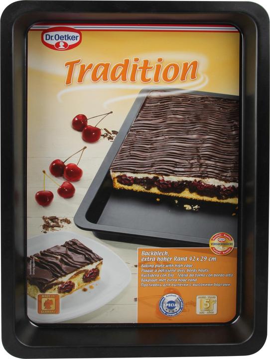 Immagine prodotto Dr. Oetker Backblech mit extra hohem Rand