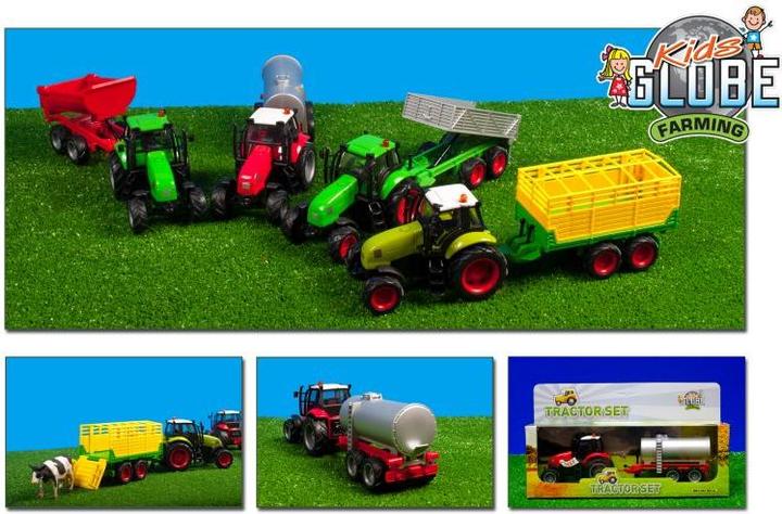 Produktbild Sombo Traktor mit Trailer Light & Sound 1:32