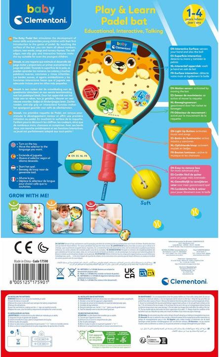 Productafbeelding Clementoni Baby Padel Set Spielen Und Lernen