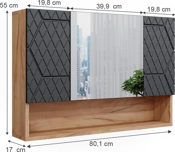 Produktbild Vicco Irma (80.10 x 17 x 55 cm)