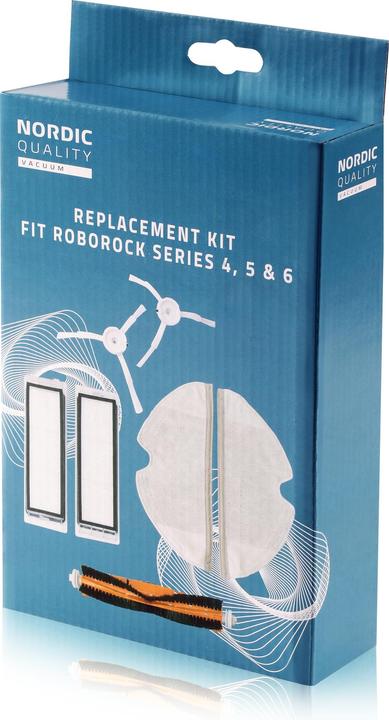 Actual product image Nordic Quality Kit for Roborock 5 and 6 robotic vacuum cleaners