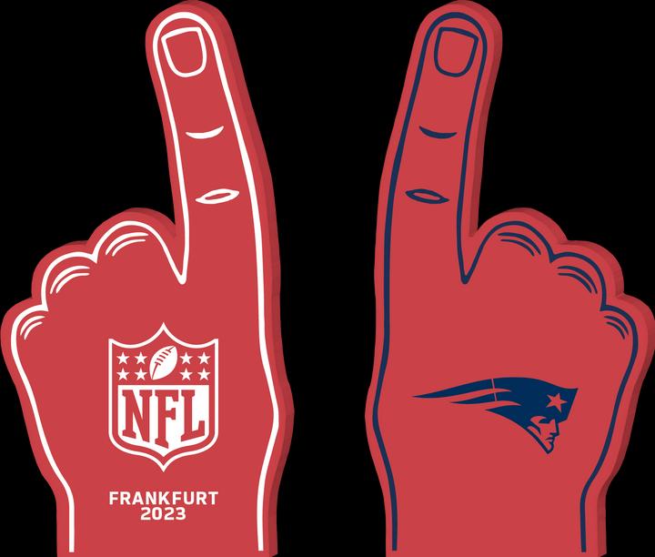 Actual product image Great Branding New England Patriots Team Foam Finger