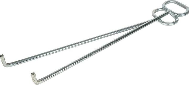 Image du produit Härke Cric de plaque d'égout Longueur 800 mm avec crochet en L galvanisé