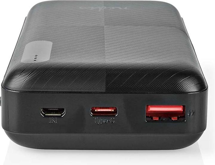 Produktbild Nedis Powerbank | 20000 mAh | 2x 3.0 A | Anzahl der Ausgänge: 2 | Ausgangsanschluss: 1x USB-A / 1x U (20000 mAh, 18 W, 18 Wh)