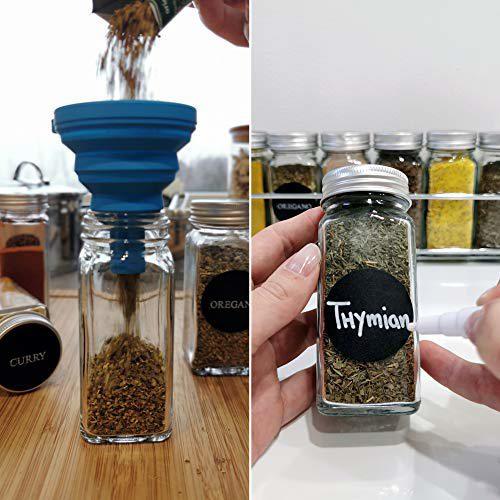 Actual product image Deco haus Spice jar set with screw cap (0.12 l)