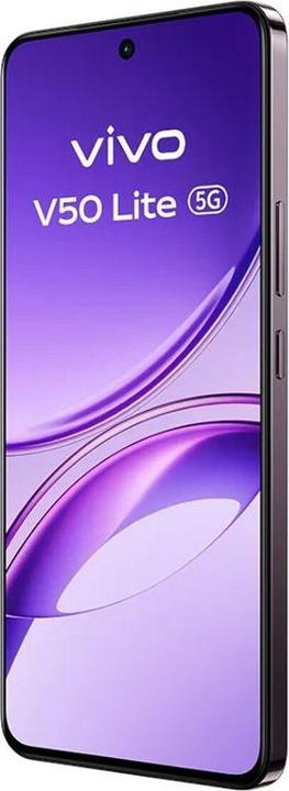 Actual product image Vivo V50 Lite 5G (256 GB, Phantom Black, 6.77", Dual SIM, 5G)