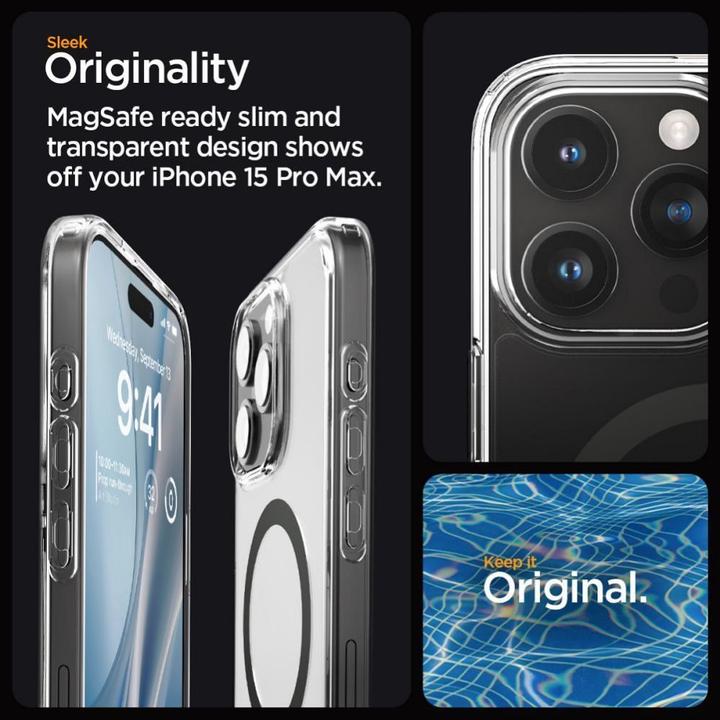 Produktbild Spigen Ultra Hybrid MAG iPhone 15 Pro Max 6,7" Magsafe grafitowy/graphite ACS06577 (Apple iPhone 15 Pro Max)