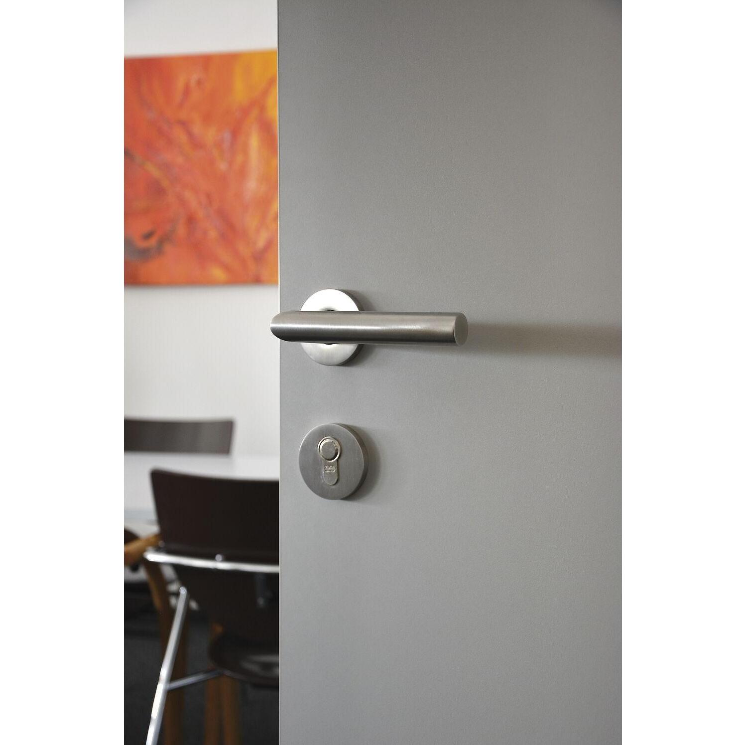 Thumbnail - Assa Abloy, Türschloss + Schliesszylinder, Blindzylinder 1539 PZ, vernickelt matt, verstellbar 96-165 mm (Blindzylinder)