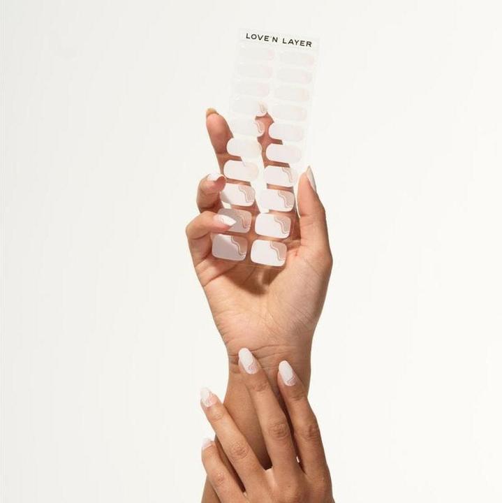 Produktbild Love'n Layer - French Swirl White (Kunstnägel, Weiss)
