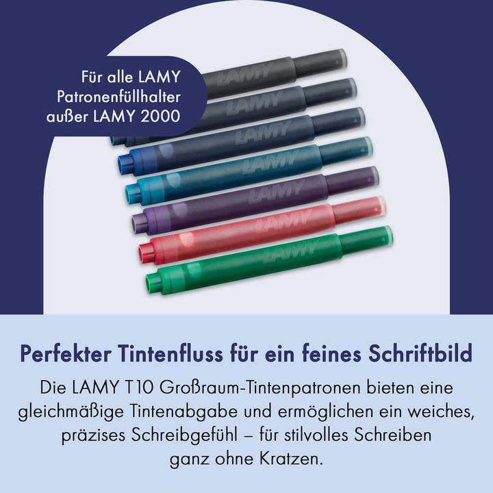 Actual product image Lamy Ink cartridges T 10 (Blue, 5 pcs.)