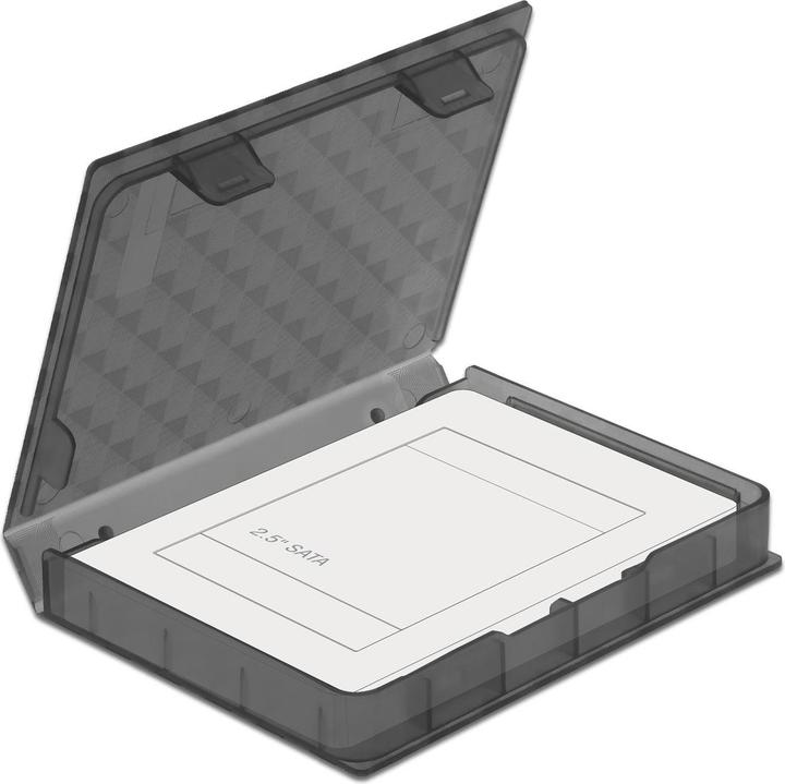Actual product image Delock Protection box for 2.5? HDD / SSD grey