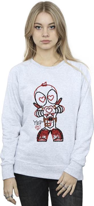 Produktbild Deadpool Love Beam Line Sweatshirt (XL)