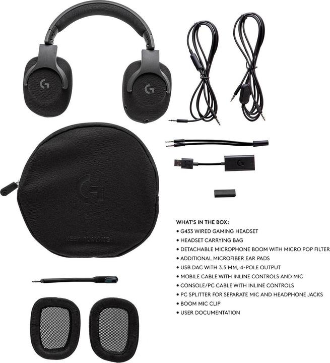 Produktbild Logitech G G433 (Kabelgebunden)