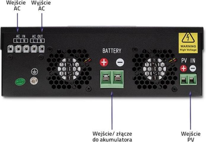 Actual product image Qoltec Hybrid solar inverter, off-grid, MPPT sine wave