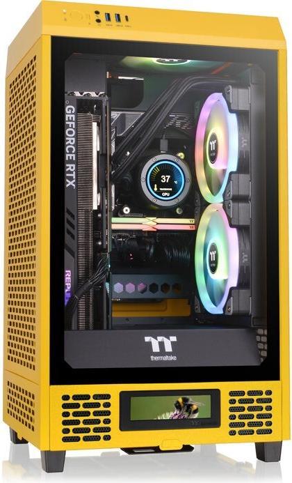 Produktbild Thermaltake The Tower 200 Mini-Tower Mini-ITX Gehäuse Sichtfenster Bumblebee (Mini-ITX)