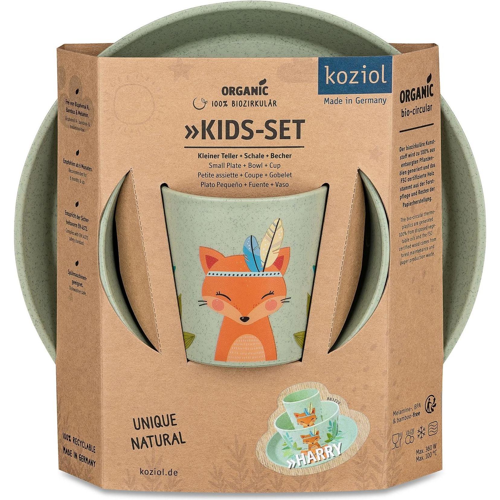 Thumbnail - Koziol, Kindergeschirr + Kinderbesteck, Fuchs Harry